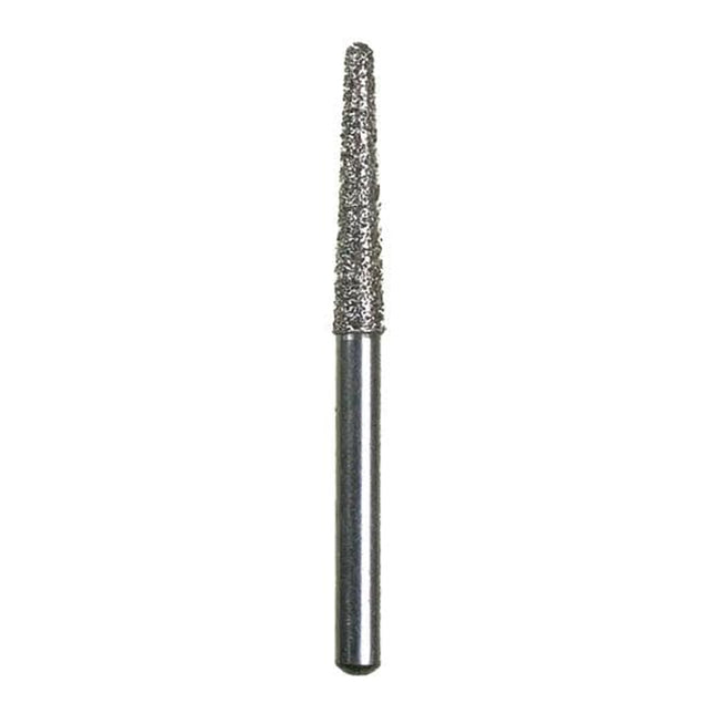 Spring FG 772.10 Round End Taper Fine Grit Diamond Dental Bur -Single-Patient Use 10pk