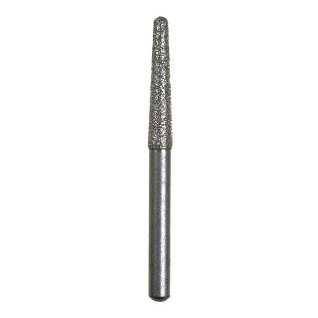 Spring FG 773.9 Round End Taper Fine Grit Diamond Dental Bur -Single-Patient Use 25pk