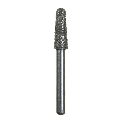 Spring FG #775.7 Super Coarse Grit Round End Taper Single-Use Diamonds, pack of 10