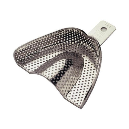 GC America #SX1 Extra Large Upper Full-Arch Stainless Steel Perforated Impression Tray. #264911