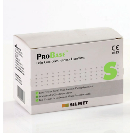 Silmet - ProBase Kit Light Cure Glass Ionomer 15gm. Powder & 9ml. Liquid