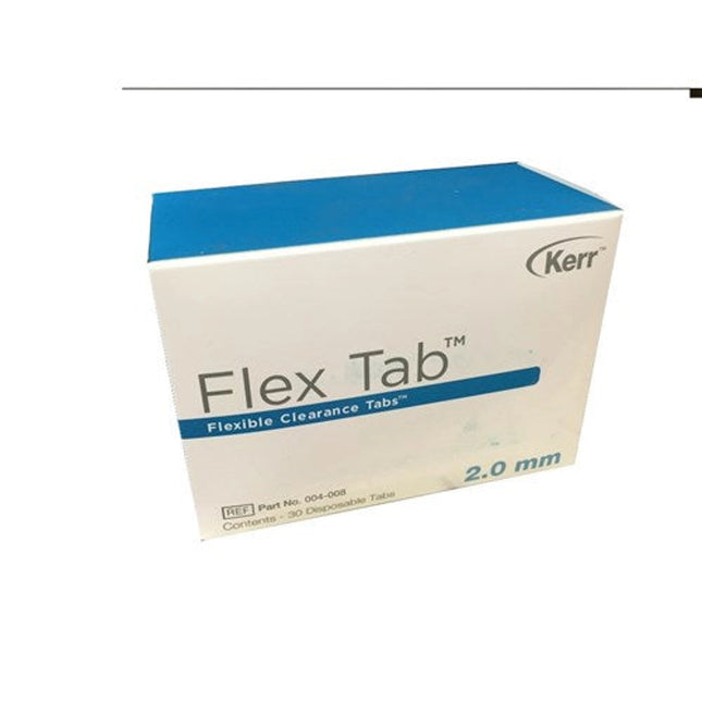 Flexible Clearance Tabs Blue 2mm 30/Pk