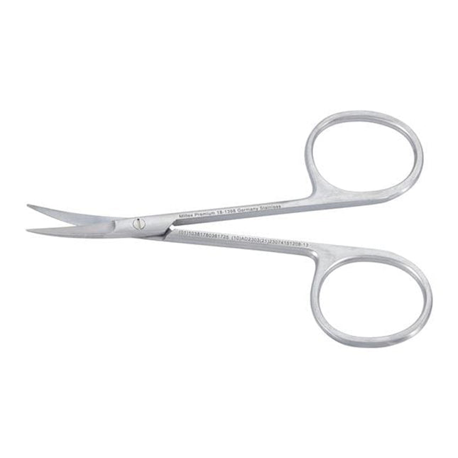 Iris Scissors 3-3/8, Curved, 1In Blades, Delicate