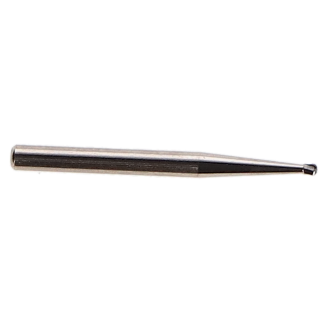 Carbide Bur, FG, # 1, Round, 0.8 mm, 100/Pk, FG1-100