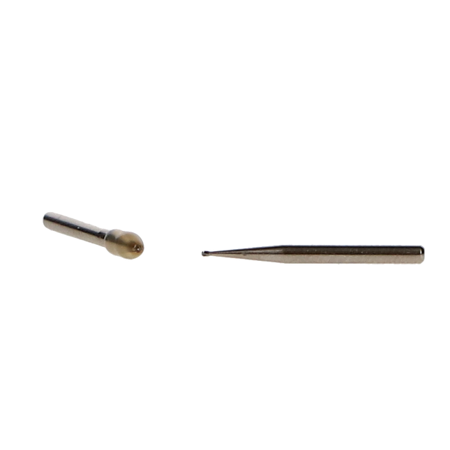 Carbide Bur, FG, # 1/4, Round, 0.5 mm, 100/Pk, FG1/4-100