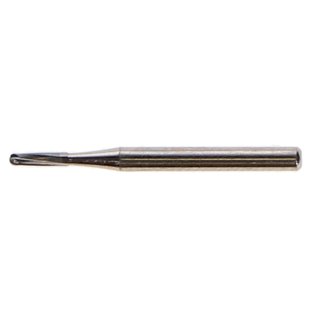Carbide Bur, FG, # 1156, Straight Dome End Fissure, 0.9 mm, 100/Pk, FG1156-100