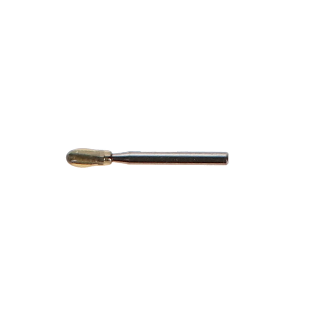 Carbide Bur, FG, # 1558, Straight Dome End Cross Cut Fissure, 1.2 mm, 100/Pk, FG1558-100