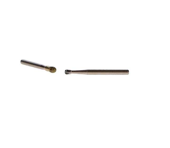 Carbide Bur, FG, # 5, Round, 1.6 mm, 100/Pk, FG5-100