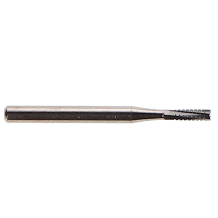 Carbide Bur, FG, # 557, Straight Cross Cut Fissure, 1.0 mm, 100/Pk, FG557-100