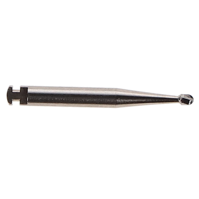 Carbide Bur, RA, # 4, Round, 1.4 mm, 100/Pk, RA4-100