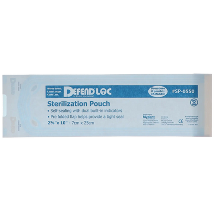 Defend - Sterilization Pouch 200/Box 2.75" X 10"