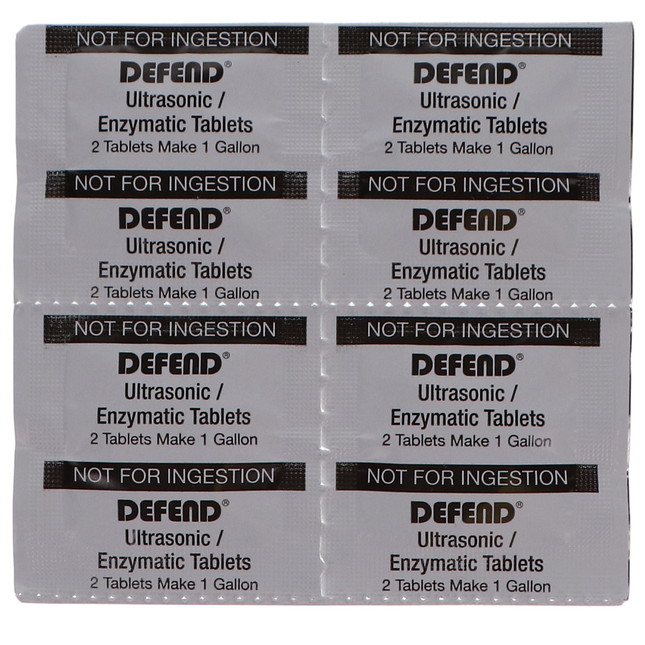 Defend Ultrasonic Cleaning Tabs, 64/Pk, UT1000