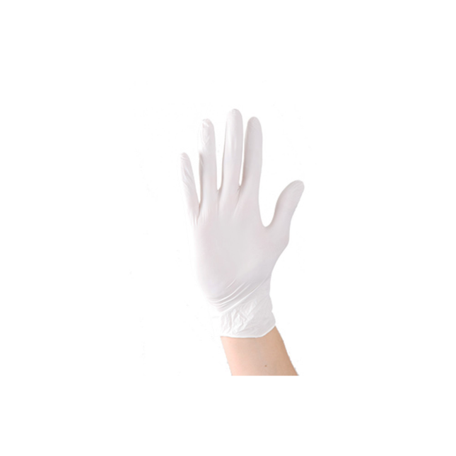 Aurelia Vibrant Chlorinated Examination Latex Gloves, Micro-Textured, Powder-Free, Small, 100/Box
