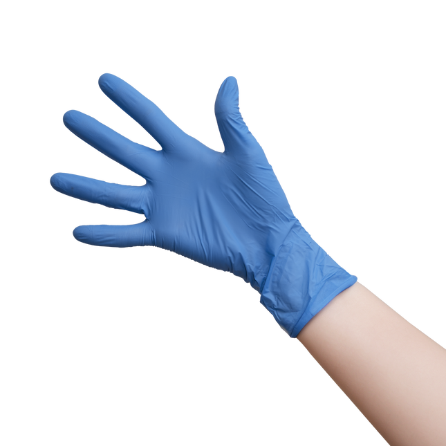 Aurelia Transform Nitrile Examination Gloves, Large, Transblue, 200/Box