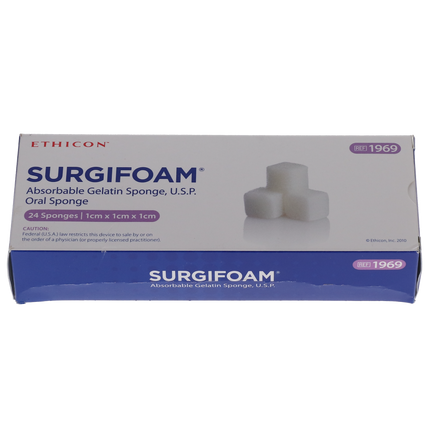Surgifoam Gelatin Sponge, 24/Pk, 1969