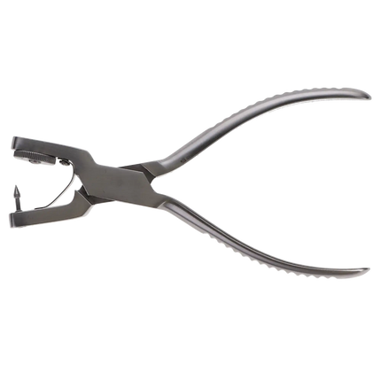J&J Instruments Rubber Dam Punch Ainsworth, Stainless Steel