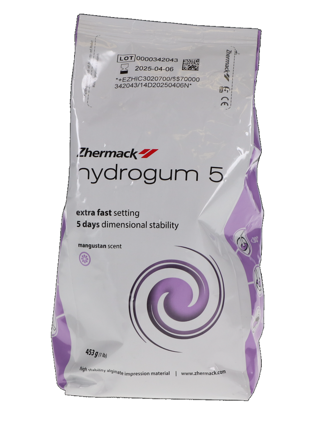 Hydrogum 5 Alginate Impression Material, Dustless, Extra Fast Set, Bag, 1 lb, Fruit, 1/Pk, C302070