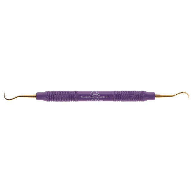 Sickle Scaler, XP, # H6-7, Universal Anterior, EagleLite, Resin, 3/8", Purple, 1/Pk, AESH6-7XPX