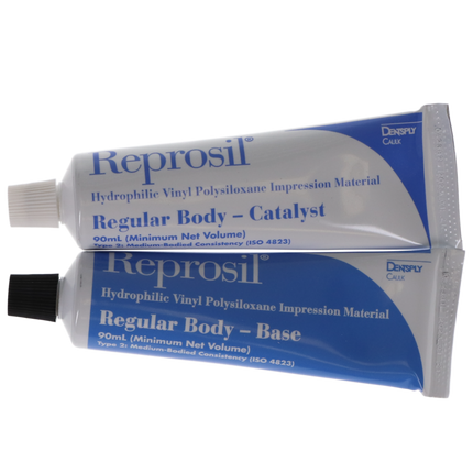 Reprosil Impression Material, Tube Standard Pack, Regular Body, Blue, 1/Pk, 626175