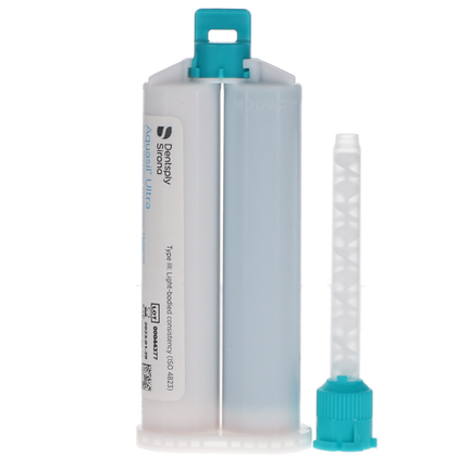 Aquasil Ultra Smart Wetting Impression Material, Cartridge Pack, Light Body, Regular Set, 50 ml, Mint, Teal, 4/Pk, 678771