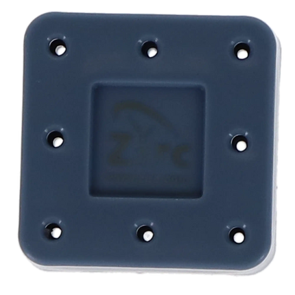 Zirc - Bur Block 8 Hole Blue