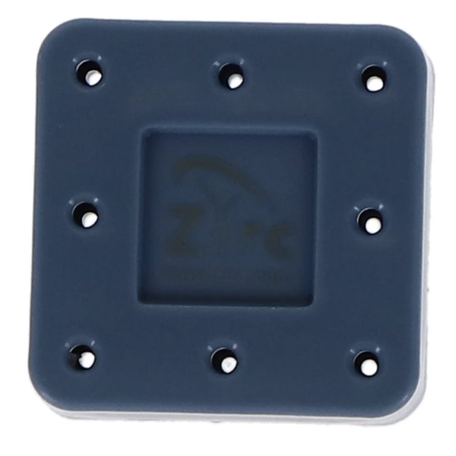 Zirc - Bur Block 8 Hole Blue
