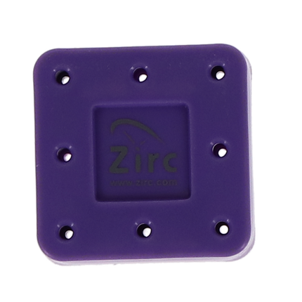 Magnetic Bur Block, 8-Hole, Neon Purple, 1/Pk, 50Z400R