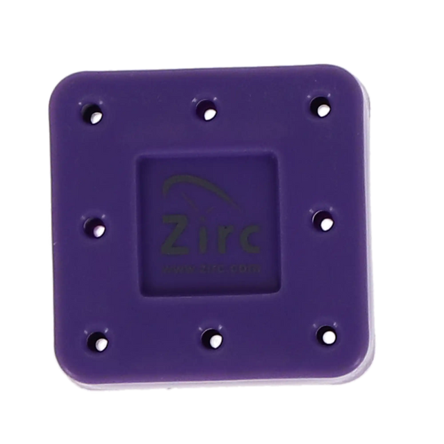 Zirc - Bur Block 8 Hole Vibrant Purple