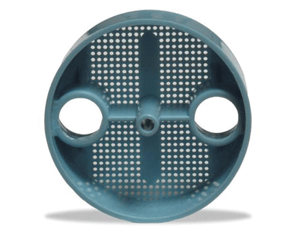 Dispos-A-Screen Disposable Vacuum Traps, Plastic, 2 1/8", Blue, 25/Pk, 51Z045S