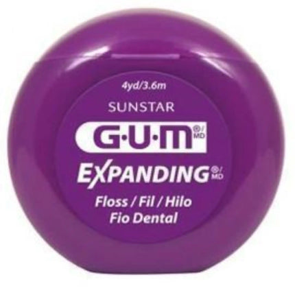 Sunstar Butler - Gum Expanding Floss, 4 yd, 144/Pk
