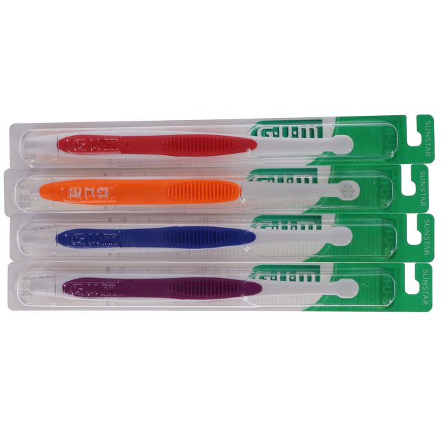 GUM End Tuft Toothbrush, Tapered Trim, 12/Box, 308PD