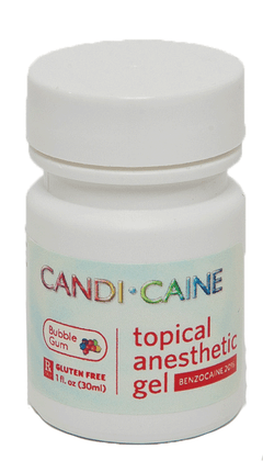 Candi-Caine Topical Anesthetic Gel, 20% Benzocaine, 1 oz/Jar, Mint, 1/Pk