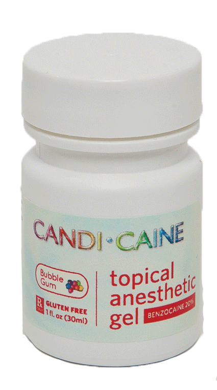 Candi-Caine Topical Anesthetic Gel, 20% Benzocaine, 1 oz/Jar, Mint, 1/Pk