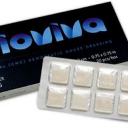 BioViva Hemostatic Gauze Dressing, 20/Pk, BHG