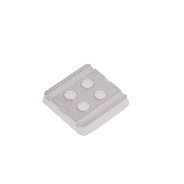 Disposable 4-Well Mixing Well, White, 200/Pk, DMW-4