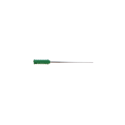 Barbed Broaches with Round Tip, Non-Sterile, # 5, Medium, Green, 10/Pk, EN-BB5