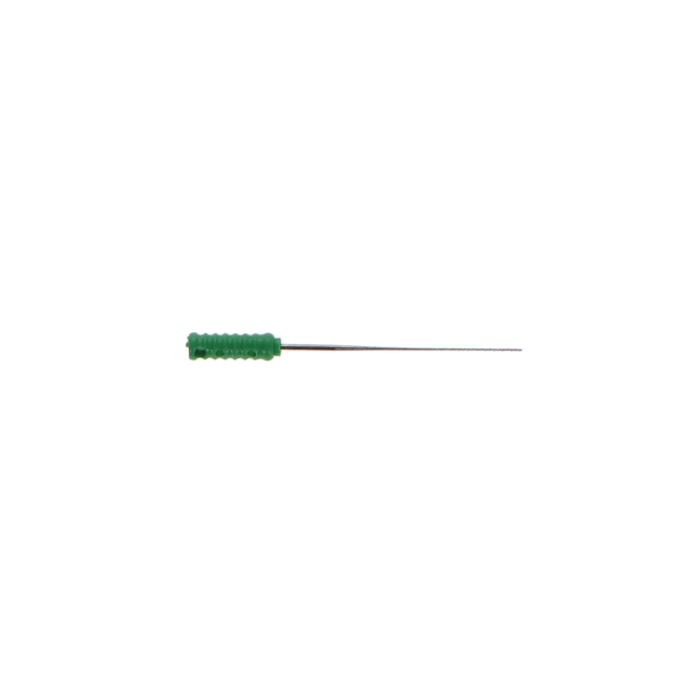 Barbed Broaches with Round Tip, Non-Sterile, # 5, Medium, Green, 10/Pk, EN-BB5