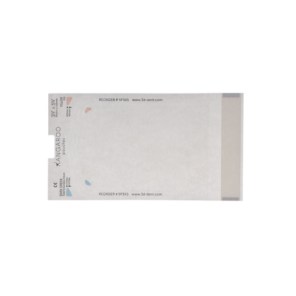 Kangaroo Self-Seal Pouches, 3.5" x 5.25', Purple, 200/Pk, SP3X5