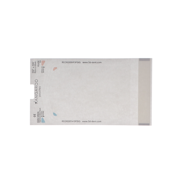 Kangaroo Self-Seal Pouches, 3.5" x 5.25', Purple, 200/Pk, SP3X5