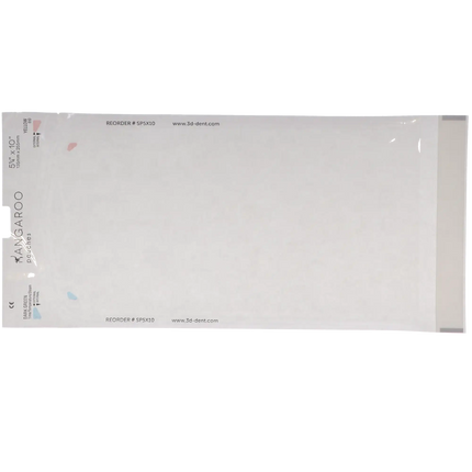 3D - Kangaroo Self-Seal Sterilization Pouches 5.25"X10"   200/bx