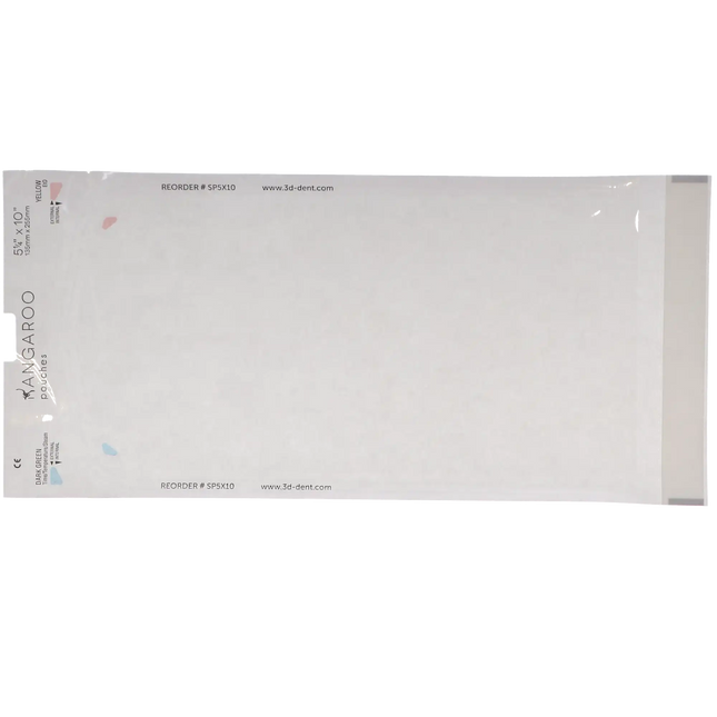 3D - Kangaroo Self-Seal Sterilization Pouches 5.25"X10"   200/bx