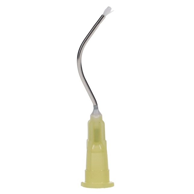 Stat-Flo Hemostatic Infusor Pre-Bent Tips, 19 Ga, Yellow, 100/Pk, 312100
