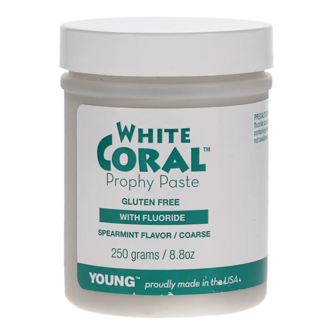 Young - White Coral Mint Coarse 250gm w/Fluoride