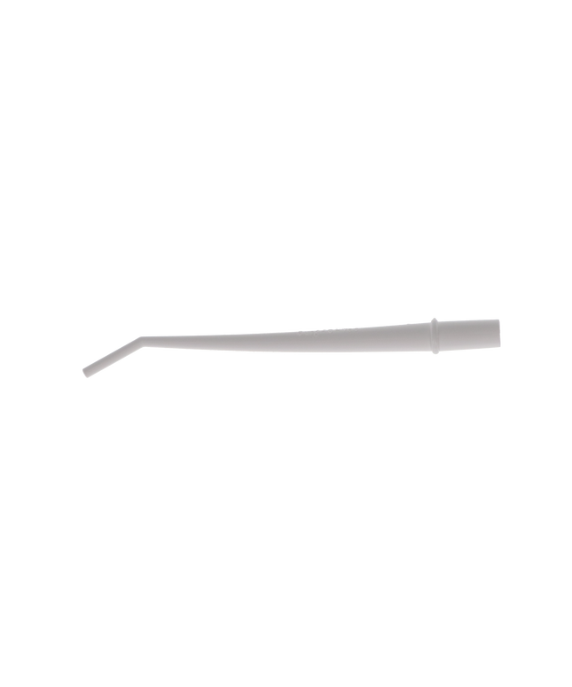 Surg-O-Vac I Surgical Aspirator Tips, Plastic, 0.125", White, 25/Pk, 077125