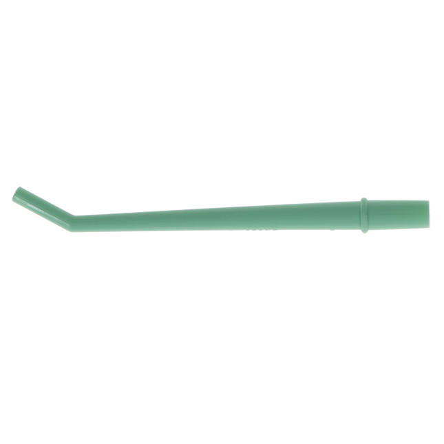Surg-O-Vac II Surgical Aspirator Tips, Plastic, 0.25", Green, 25/Pk, 077225
