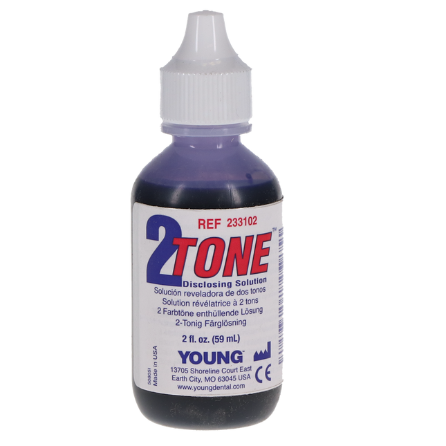 2Tone Disclosing Solution, Liquid, 2 oz, 1/Pk, 233102