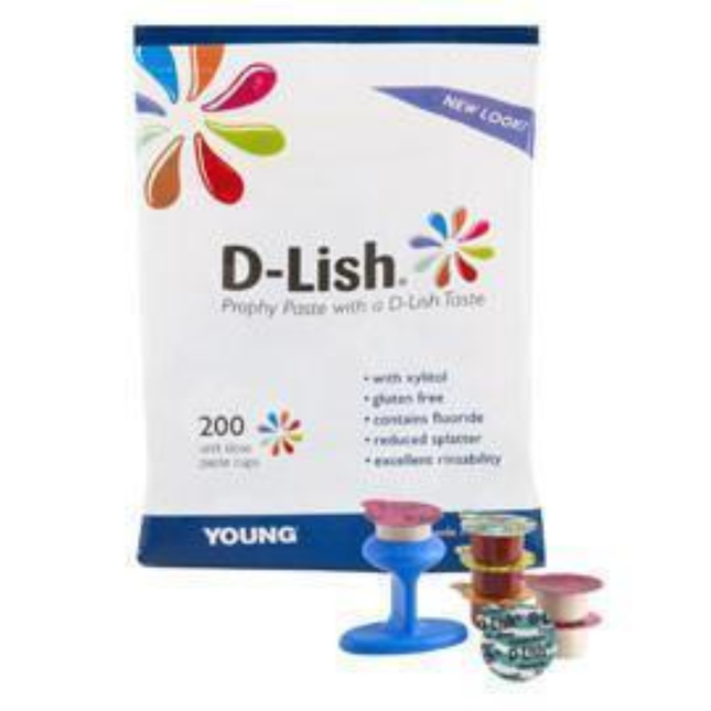 D-Lish Prophy Paste, Fine, Assorted, 200/Box (Discontinued), 304220