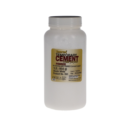 ZOE Temporary Cement, Powder Refill, 1 lb, White, 1/Pk, 350