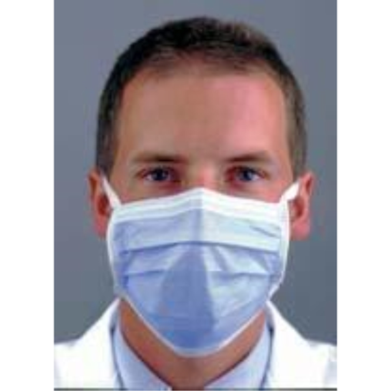 Com-Fit Earloop Super High Filtration Masks, Blue, 40/Box