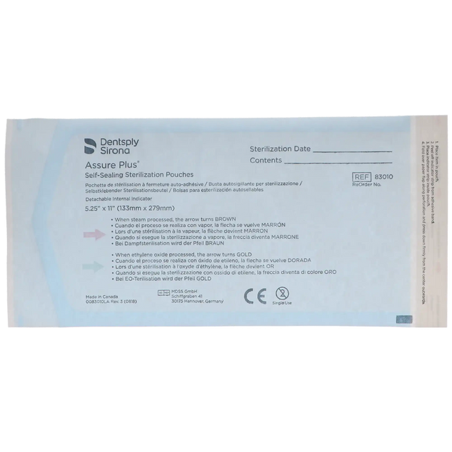 Sultan - Assure Plus Pouches 5.25"x11" 200/Bx